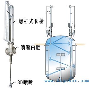 全自動不鏽鋼反應釜（fǔ）清洗係統